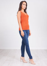 Load image into Gallery viewer, Frankie Rust Vest Top - The Walk in Wardrobe