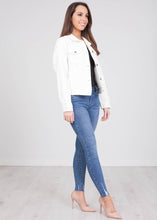 Load image into Gallery viewer, Frankie White Denim Jacket - The Walk in Wardrobe