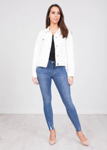 Load image into Gallery viewer, Frankie White Denim Jacket - The Walk in Wardrobe
