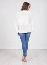 Load image into Gallery viewer, Frankie White Knit Top - The Walk in Wardrobe
