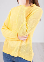 Load image into Gallery viewer, Frankie Yellow Knit Top - The Walk in Wardrobe