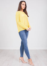 Load image into Gallery viewer, Frankie Yellow Knit Top - The Walk in Wardrobe