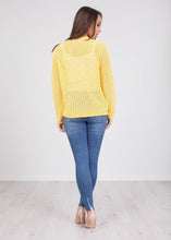 Load image into Gallery viewer, Frankie Yellow Knit Top - The Walk in Wardrobe