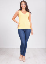 Load image into Gallery viewer, Frankie Yellow Vest Top - The Walk in Wardrobe