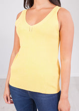 Load image into Gallery viewer, Frankie Yellow Vest Top - The Walk in Wardrobe