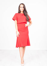 Load image into Gallery viewer, Georgia Red Dress - The Walk in Wardrobe