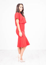 Load image into Gallery viewer, Georgia Red Dress - The Walk in Wardrobe