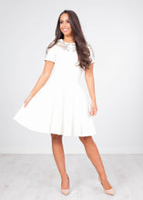 Load image into Gallery viewer, Georgia White Embellished Dress - The Walk in Wardrobe