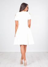 Load image into Gallery viewer, Georgia White Embellished Dress - The Walk in Wardrobe