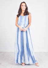 Load image into Gallery viewer, Gia Blue Shimmer Dress - The Walk in Wardrobe