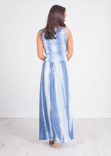 Load image into Gallery viewer, Gia Blue Shimmer Dress - The Walk in Wardrobe