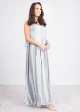 Load image into Gallery viewer, Gia Neutral Shimmer Dress - The Walk in Wardrobe