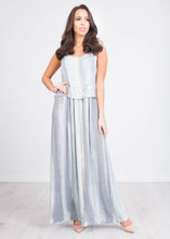 Load image into Gallery viewer, Gia Neutral Shimmer Dress - The Walk in Wardrobe