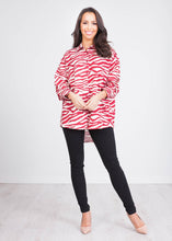 Load image into Gallery viewer, Gia Zebra Print Shirt - The Walk in Wardrobe