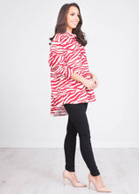 Load image into Gallery viewer, Gia Zebra Print Shirt - The Walk in Wardrobe