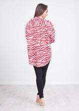Load image into Gallery viewer, Gia Zebra Print Shirt - The Walk in Wardrobe