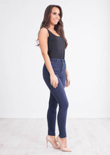 Load image into Gallery viewer, &#39;Hailey&#39; Navy High Waisted Skinny Jeans - The Walk in Wardrobe