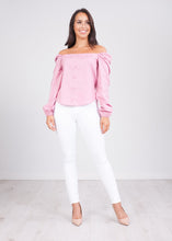 Load image into Gallery viewer, Heidi Pink Bardot Top - The Walk in Wardrobe