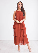 Load image into Gallery viewer, Heidi Ruffle Layered Dress - The Walk in Wardrobe