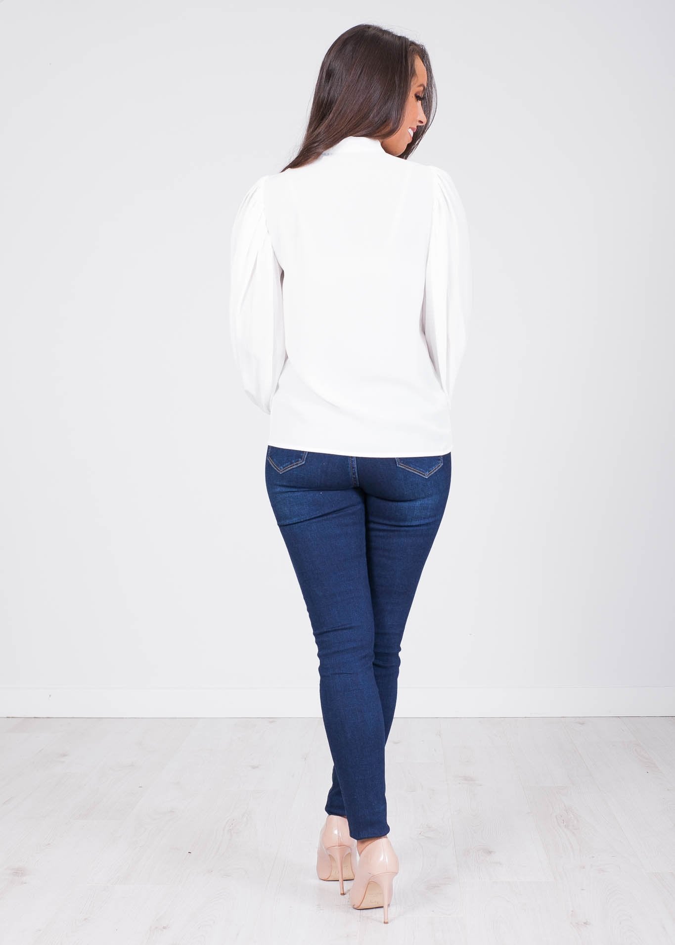 Heidi White Blouse - The Walk in Wardrobe
