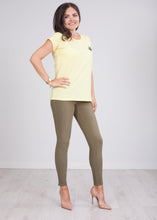 Load image into Gallery viewer, Heidi Yellow T-Shirt - The Walk in Wardrobe