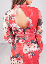 Load image into Gallery viewer, Hope Floral Midi Dress - The Walk in Wardrobe
