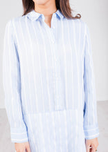 Load image into Gallery viewer, Jasmine Blue Pleated Dress - The Walk in Wardrobe