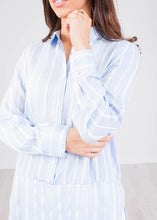 Load image into Gallery viewer, Jasmine Blue Pleated Dress - The Walk in Wardrobe