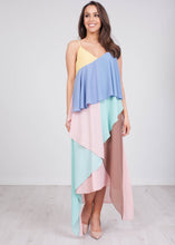 Load image into Gallery viewer, Jasmine Colour Block Cami Dress - The Walk in Wardrobe