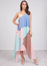 Load image into Gallery viewer, Jasmine Colour Block Cami Dress - The Walk in Wardrobe
