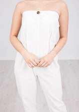 Load image into Gallery viewer, Jasmine Cream Linen Jumpsuit - The Walk in Wardrobe