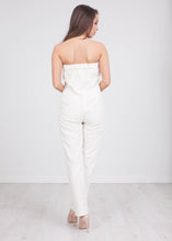 Load image into Gallery viewer, Jasmine Cream Linen Jumpsuit - The Walk in Wardrobe