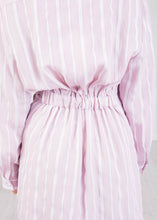 Load image into Gallery viewer, Jasmine Pink Stripe Shirt Dress - The Walk in Wardrobe