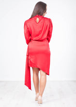 Load image into Gallery viewer, Jasmine Ruffle Red Dress - The Walk in Wardrobe