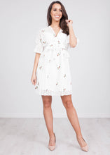 Load image into Gallery viewer, Jasmine White Printed Dress - The Walk in Wardrobe