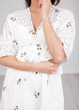 Load image into Gallery viewer, Jasmine White Printed Dress - The Walk in Wardrobe