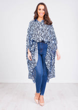 Load image into Gallery viewer, Jasmine Zebra Oversized Shirt - The Walk in Wardrobe