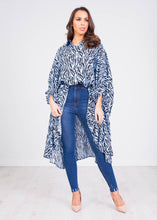 Load image into Gallery viewer, Jasmine Zebra Oversized Shirt - The Walk in Wardrobe