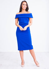 Load image into Gallery viewer, Kay Cobalt Blue Dress - The Walk in Wardrobe