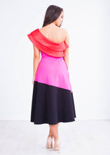 Load image into Gallery viewer, Kay One Shoulder Block Colour Dress - The Walk in Wardrobe