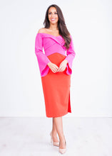Load image into Gallery viewer, Kay Pink &amp; Red Dress - The Walk in Wardrobe