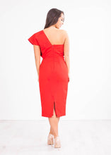 Load image into Gallery viewer, Kay Red Bow Dress - The Walk in Wardrobe