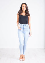 Load image into Gallery viewer, &#39;Kitty&#39; Super High Light Wash Jeans - The Walk in Wardrobe