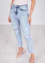 Load image into Gallery viewer, &#39;Laura&#39; Ripped Mom Jeans - The Walk in Wardrobe
