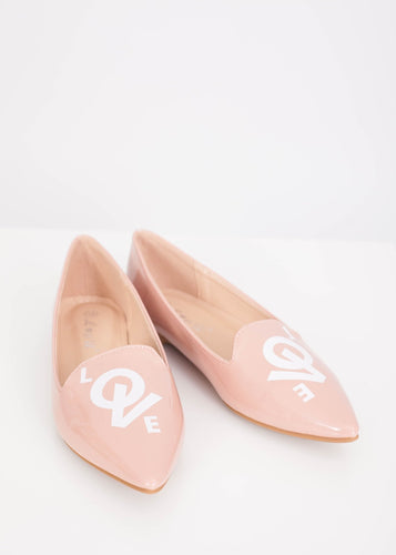 'Love' Patent Pump - The Walk in Wardrobe