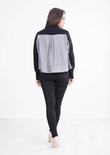 Load image into Gallery viewer, Lulla Black Jumper With Grey Shirt - The Walk in Wardrobe