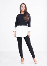 Load image into Gallery viewer, Lulla Black Jumper With White Shirt - The Walk in Wardrobe