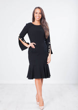 Load image into Gallery viewer, Marissa Black Pearl Dress - The Walk in Wardrobe