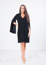 Load image into Gallery viewer, Marissa Black Split Sleeve Dress - The Walk in Wardrobe