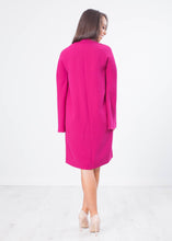 Load image into Gallery viewer, Marissa Fushia Split Sleeve Dress - The Walk in Wardrobe